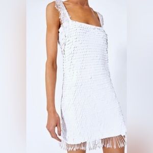 NWT** Alexis Zenovia Dress - size XS - white sequins